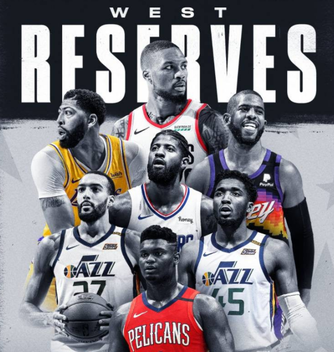  NBA公布全明星替补阵容名单出炉  